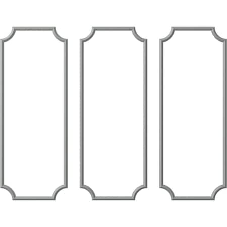 Ekena Millwork Endurathane Ashford Smooth Panel Moulding, 28"W x 72"H, Factory Primed PMLKASH28X72C